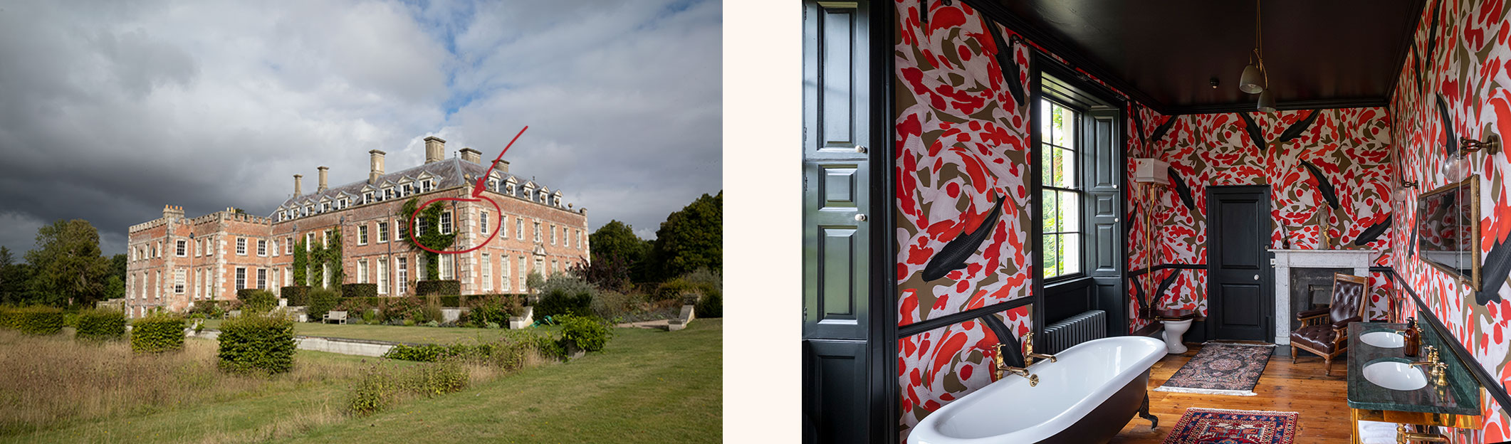 St Giles House and Koi bathroom